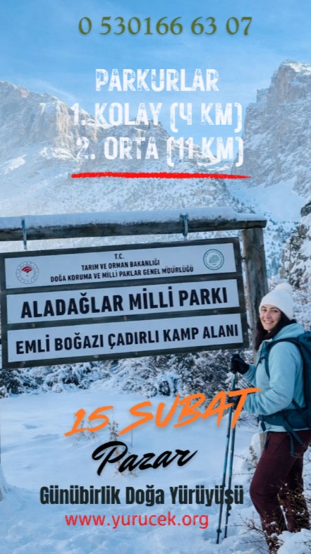 EMLİ VADİSİ – PARMAK KAYALAR DOĞA YÜRÜYÜŞÜ