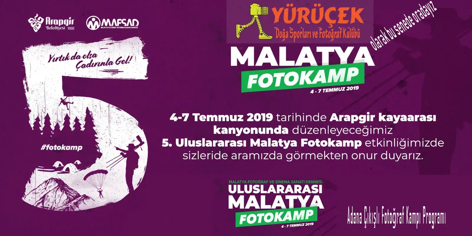 YÜRÜÇEK İLE MALATYA FOTOKAMP (HEM KAMP HEM FOTOĞRAF)