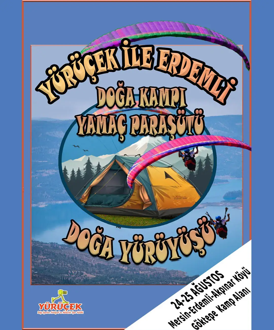 Yurucek Erdemli Doga Kampi: Doga Yuruyusu ve Yamac Parasutu