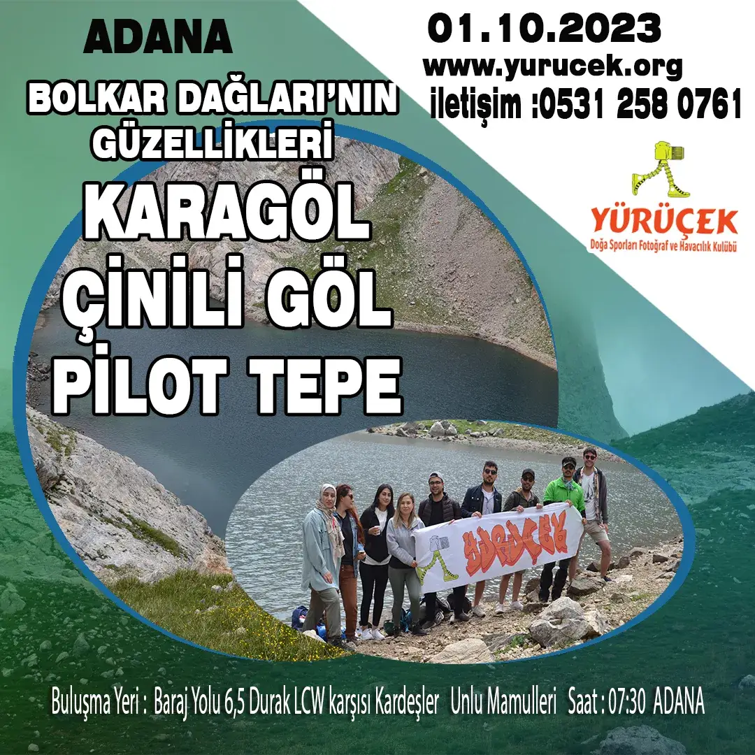 KARAGÖL  ÇİNİLİGÖL DOĞA YÜRÜYÜŞÜ ETKİNLİĞİ-PİLOT TEPE